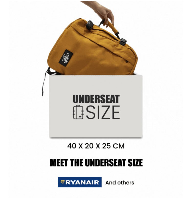 Ryanair rucksack size on sale