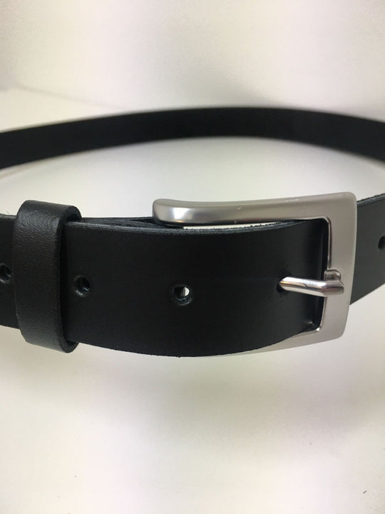 Leather Belt - Black - Made in Limerick Ireland