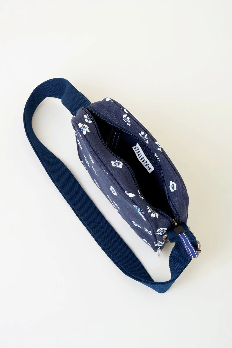 Brakeburn Navy Polka Flora Medium Crossbody Bag