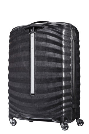 Samsonite Lite Shock Large Suitcase 75cm Black- Lightweight - 2.5kg