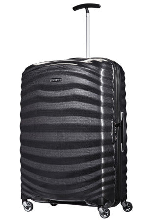 Samsonite Lite Shock Large Suitcase 75cm Black Lightweight 2.5kg Carews.ie