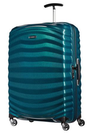 Samsonite Lite Shock Large Suitcase 75cm Petrol Blue - Lightweight - 2.5kg