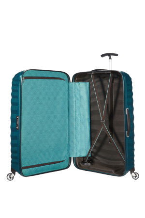 Samsonite Lite Shock Large Suitcase 75cm Petrol Blue - Lightweight - 2.5kg