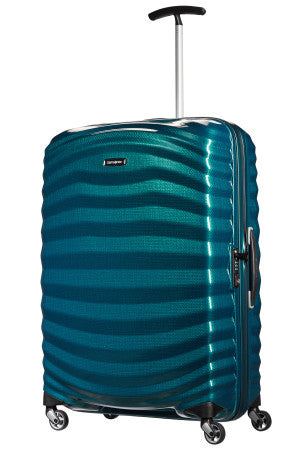 Samsonite Lite Shock Large Suitcase 75cm Petrol Blue - Lightweight - 2.5kg