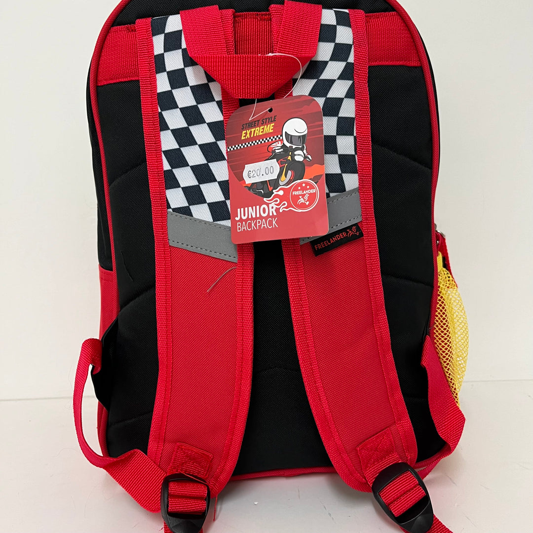 Boys Biker School Bag