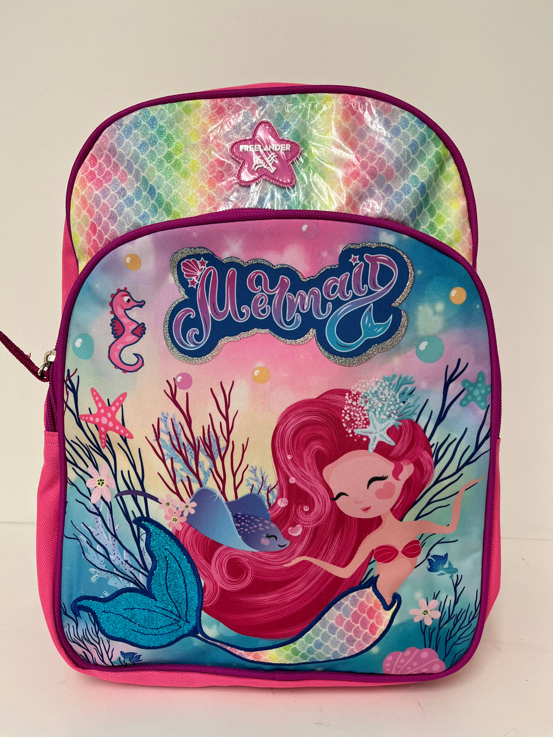 Girls Mermaid School Bag