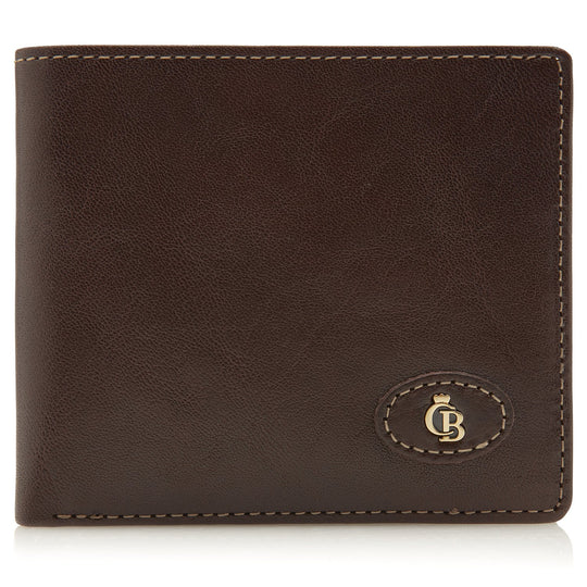 Castelijn & Beerens 8 Card & Note RFID Leather Wallet Black or Brown