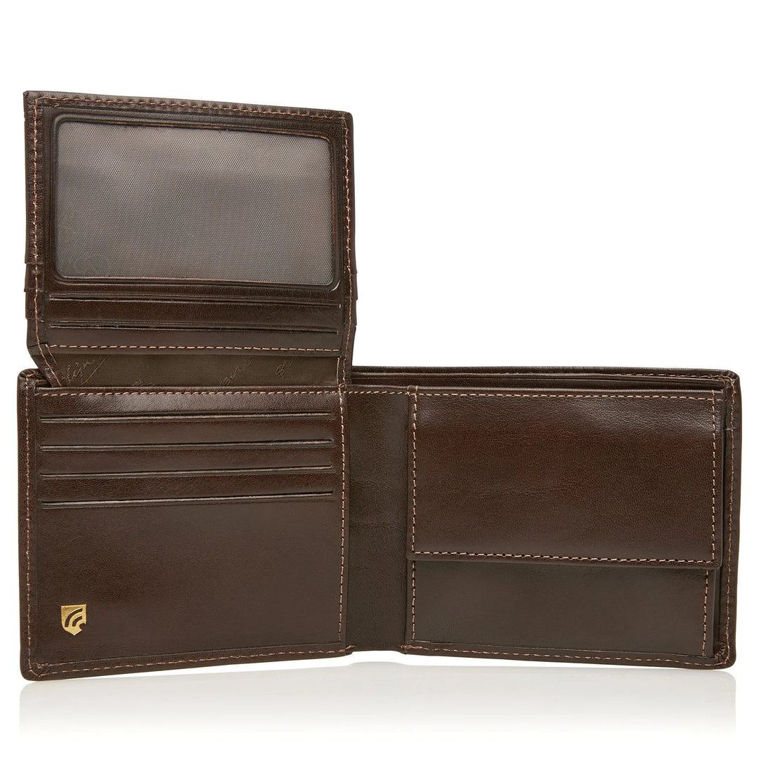 Castelijn & Beerens 9 Card, Coin & Note Leather Wallet Black or Brown