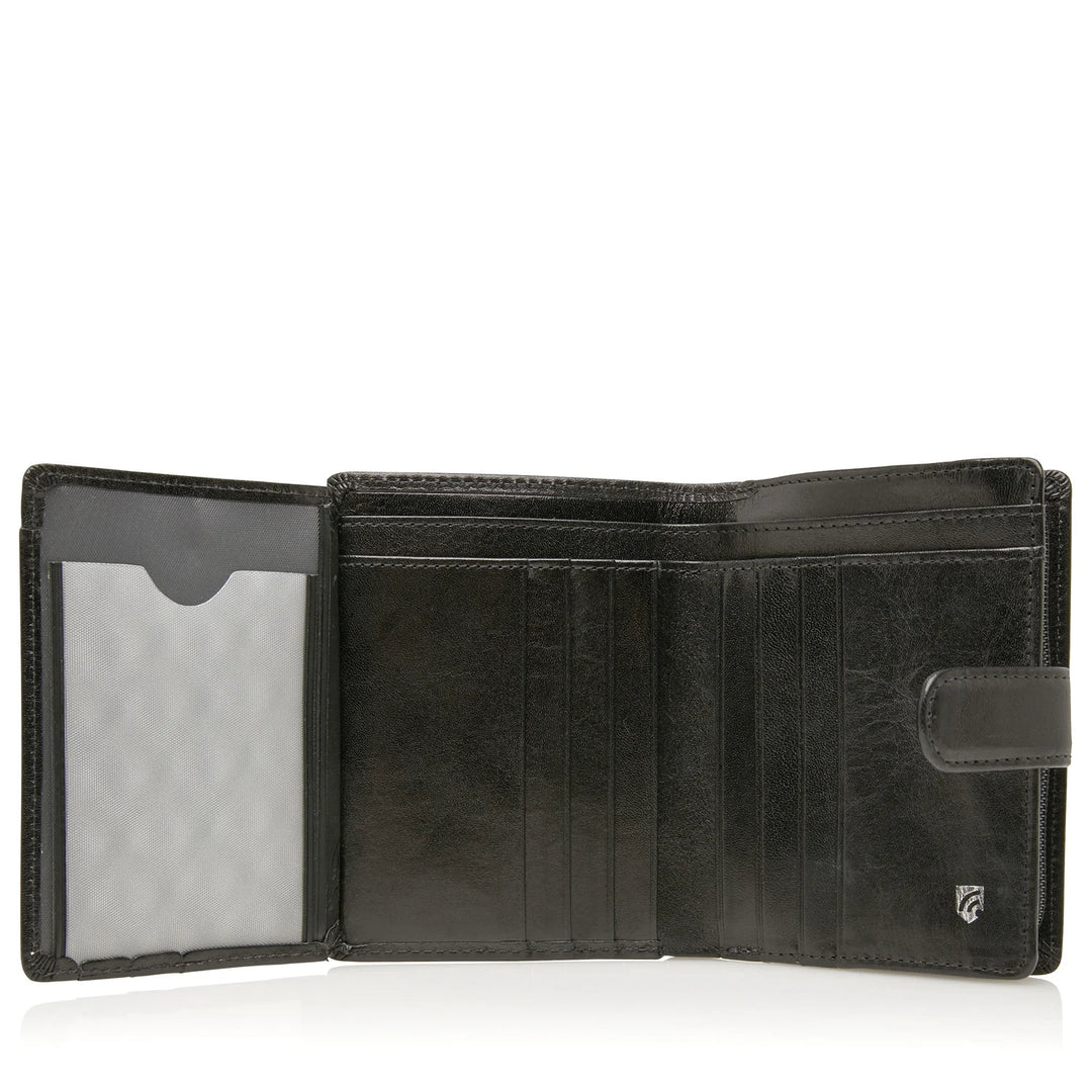 Castelijn & Beerens Tri Fold Leather Wallet  With Zip around Coin Purse