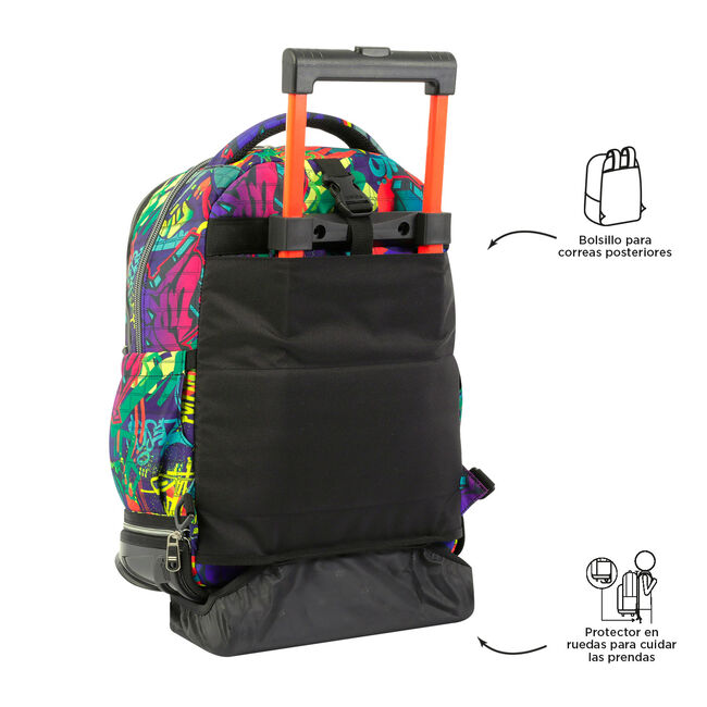 Totto Detachable Wheeled School Backpack 6JO