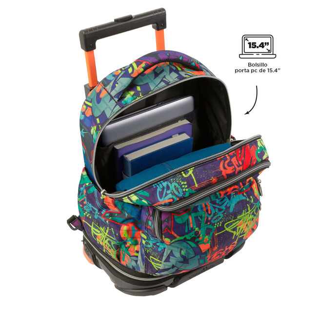 Totto Detachable Wheeled School Backpack 6JO