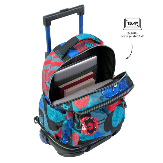 Totto Detachable Wheeled School Backpack 6JP