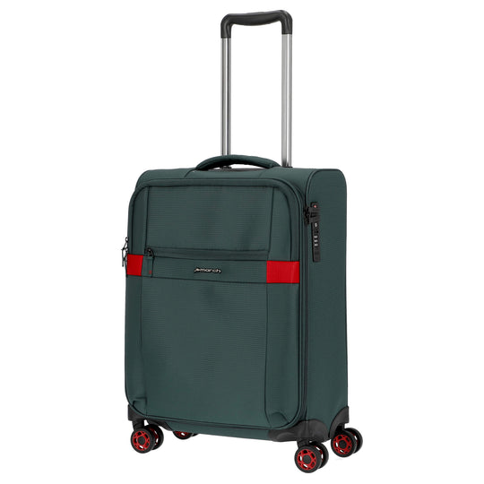 March Kober 55cm Cabin Suitcase Dark Green