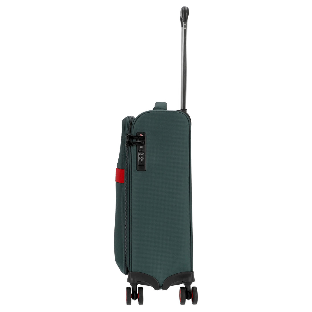 March Kober 55cm Cabin Suitcase Dark Green