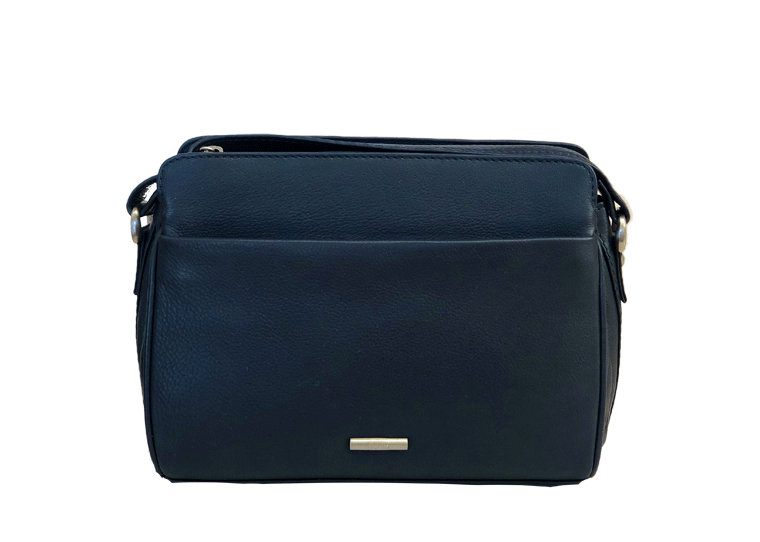 Nova 8111 Leather Handbag Navy