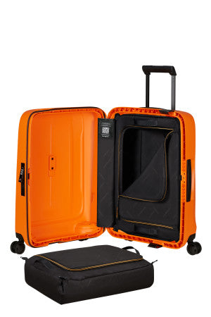 Samsonite Essens 55cm 4 Wheel Orange Zipperless Cabin Suitcase