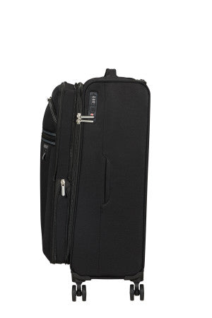 American Tourister Aerospin Medium Expandable Suitcase - Black