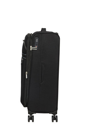 American Tourister Aerospin Medium Expandable Suitcase - Black