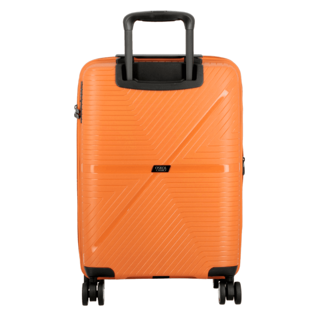 Jump Oskol Pulsar Expandable Cabin Suitcase Orange Ryanair & Aer Lingus