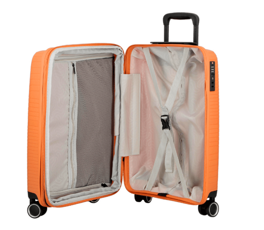 Jump Oskol Pulsar Expandable Cabin Suitcase Orange Ryanair & Aer Lingus