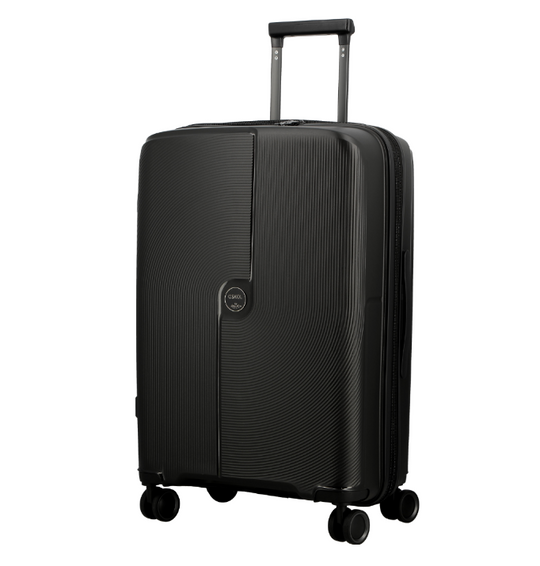 Jump Oskol T1 Expandable Black 65cm Medium Suitcase