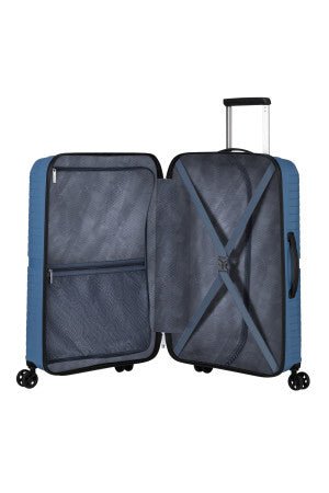 American Tourister Airconic 67cm Medium Suitcase Coronet Blue - Carews.ie