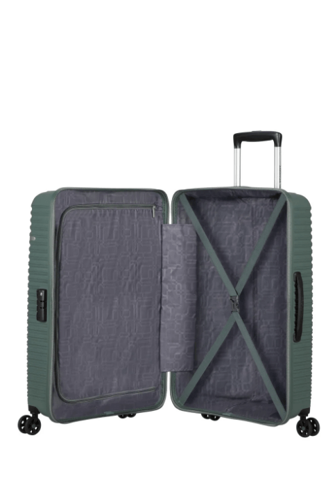 American Tourister Liftoff 67cm Medium Suitcase Dark Olive - Carews.ie