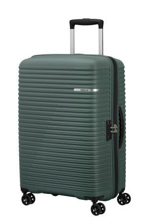 American Tourister Liftoff 67cm Medium Suitcase Dark Olive - Carews.ie