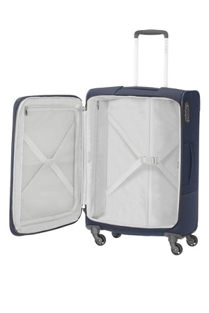 Samsonite Base Boost Medium 69cm Expandable Suitcase Navy