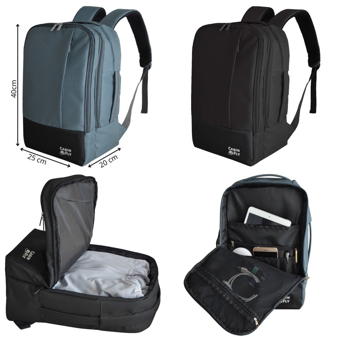 CabinFly Ryanair Under Seat Backpack 40x20x25cm