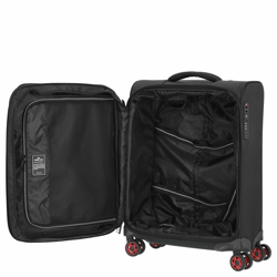 March Kober 55cm Cabin Suitcase Black