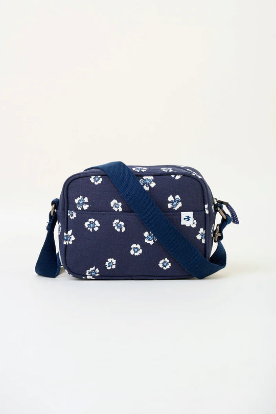 Brakeburn Navy Polka Flora Medium Crossbody Bag