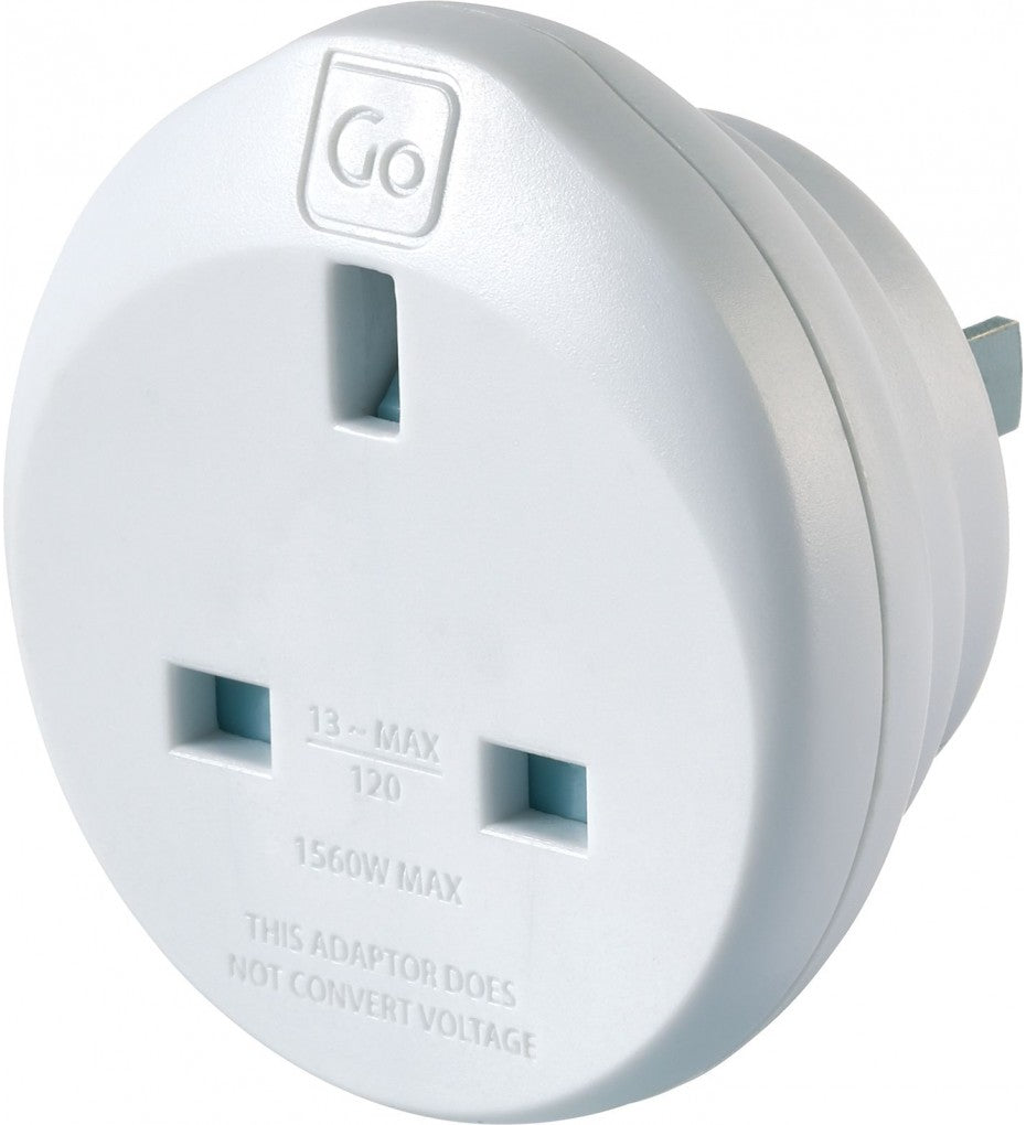 Go Travel Adaptor Uk to USA - Carews.ie