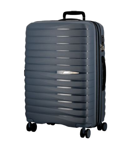 Jump Xwave 66cm Expandable Medium Suitcase Navy - Carews.ie