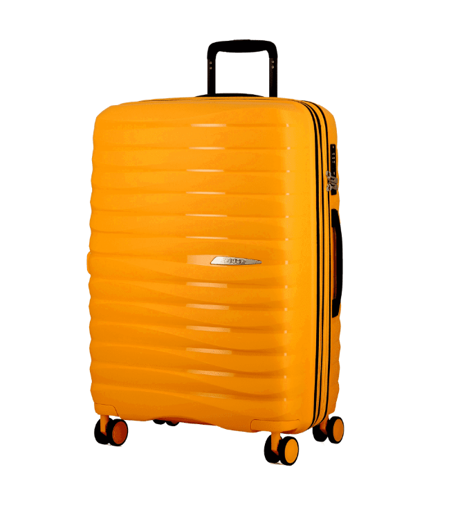 Jump Xwave 66cm Expandable Medium Suitcase Yellow - Carews.ie