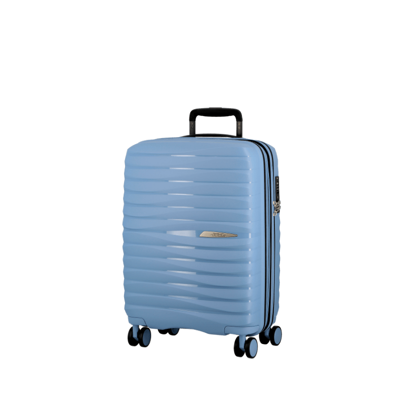 Jump Xwave Expandable Cabin Suitcase Light Blue - Carews.ie