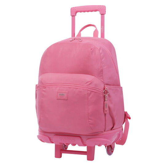 Totto Trik Large Wheeled School Bag Pink