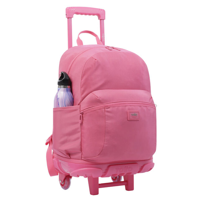 Totto Trik Large Wheeled School Bag Pink