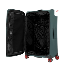 March Kober 78cm Large Expandable Suitcase Dark Green