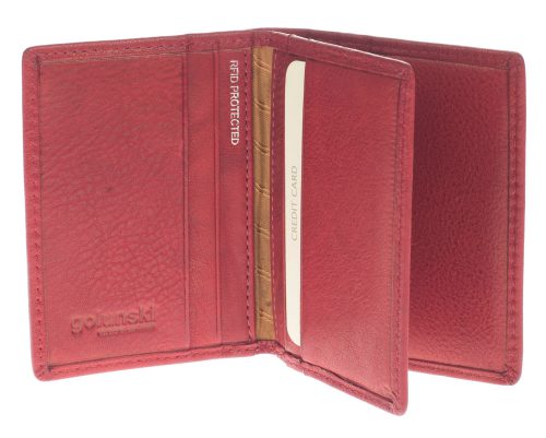 Golunski RF11 Leather Credit Card Holder with RFID Protection