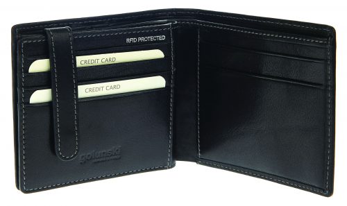 Golunski RF12 Leather Credit Card / Note Wallet with RFID Protection