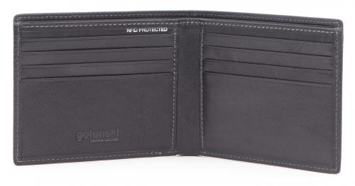 Golunski RF13 Leather Credit Card and Note Wallet with RFID Protection