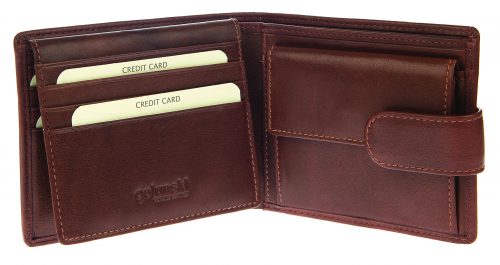 Golunski RF14 Leather Credit Card / Note and Coin Wallet with RFID Protection