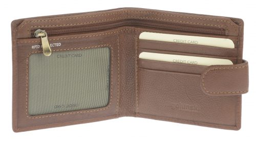 Golunski RF4 Leather Wallet Credit Card, Note with RFID Protection