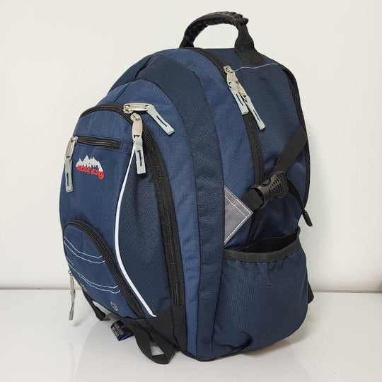 Ridge 53 Bolton Strong Secondary School Bag Navy White - Carews.ie