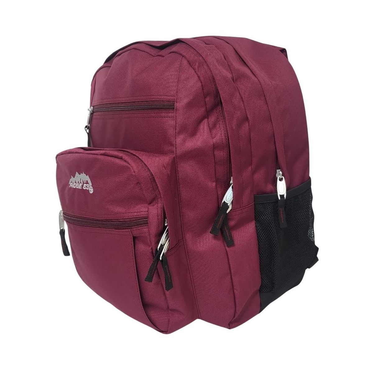 Ridge 53 College Large Capacity Secondary School Bag maroon - Carews.ie