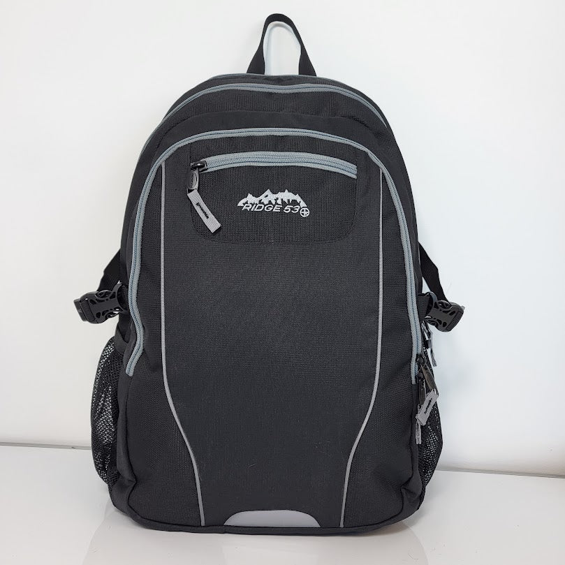 Ridge 53 Pearse Extra Large School Bag Black - Carews.ie