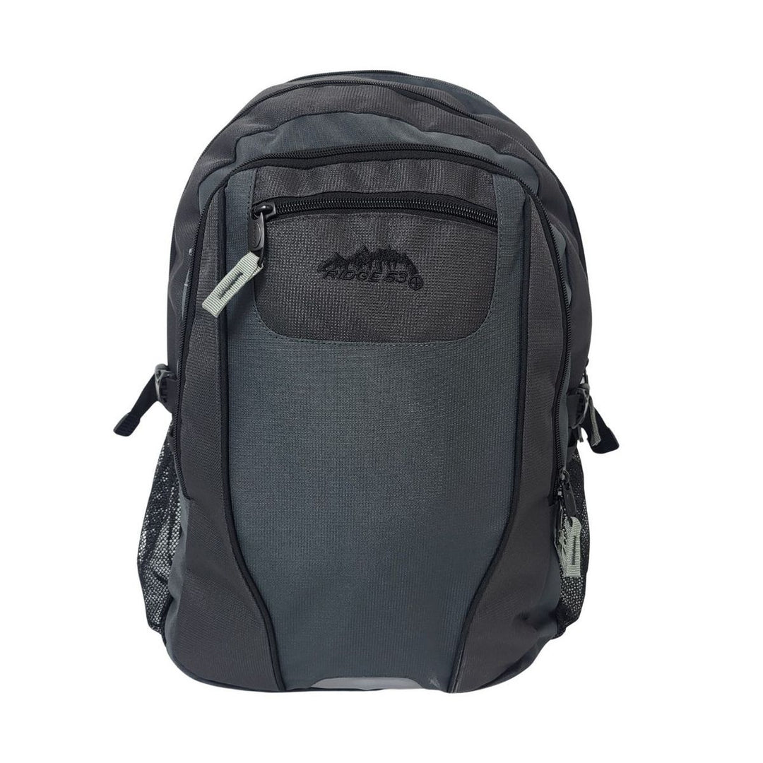 Ridge 53 Pearse Extra Large School Bag Charcoal - Carews.ie