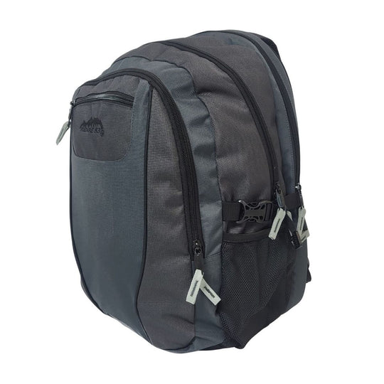 Ridge 53 Pearse Extra Large School Bag Charcoal - Carews.ie