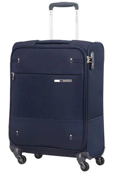 Samsonite Base Boost 55cm Navy 4 Wheel Cabin Suitcase Ryanair 55x40x20cm - Carews.ie